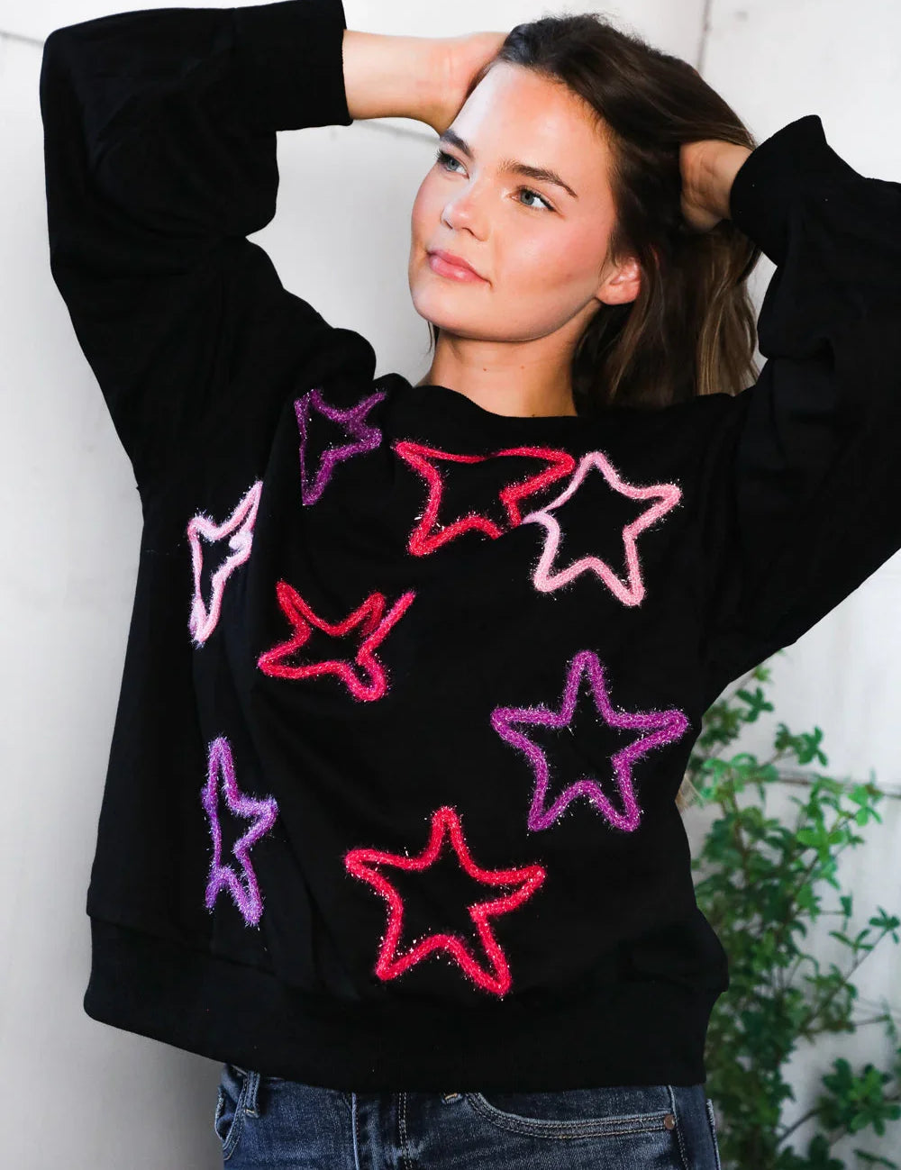 You Gave Me The Stars Cozy Sweater | Daverri Fashions