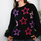 You Gave Me The Stars Cozy Sweater - DAVERRI FASHIONS