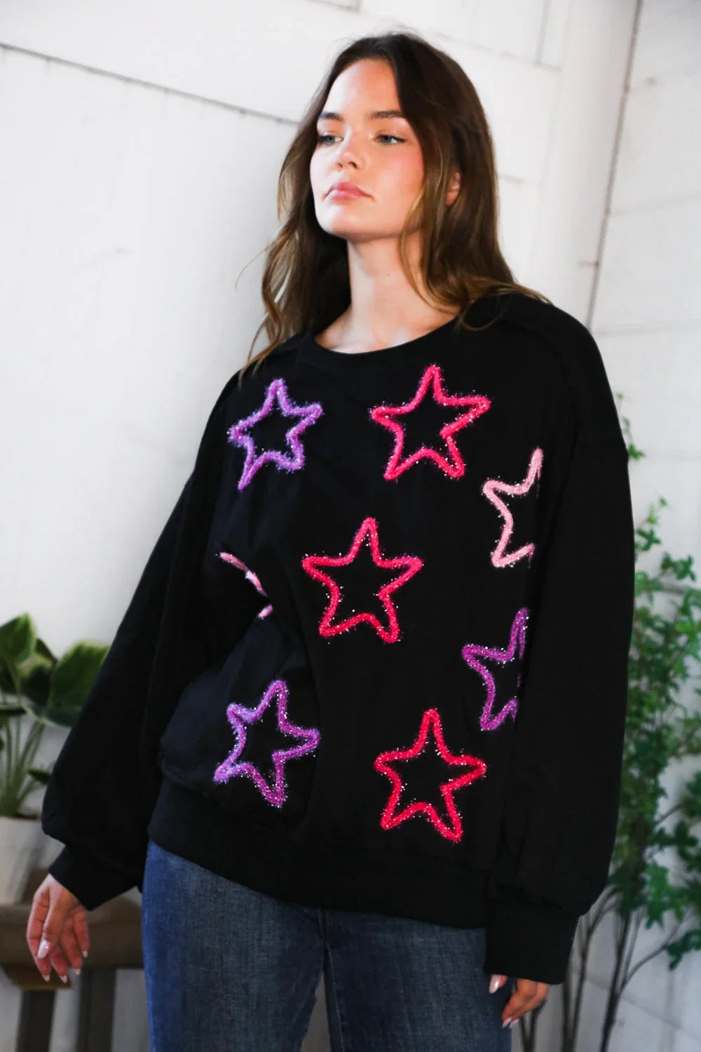 You Gave Me The Stars Cozy Sweater | Daverri Fashions