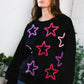 You Gave Me The Stars Cozy Sweater - DAVERRI FASHIONS