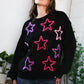 You Gave Me The Stars Cozy Sweater - DAVERRI FASHIONS