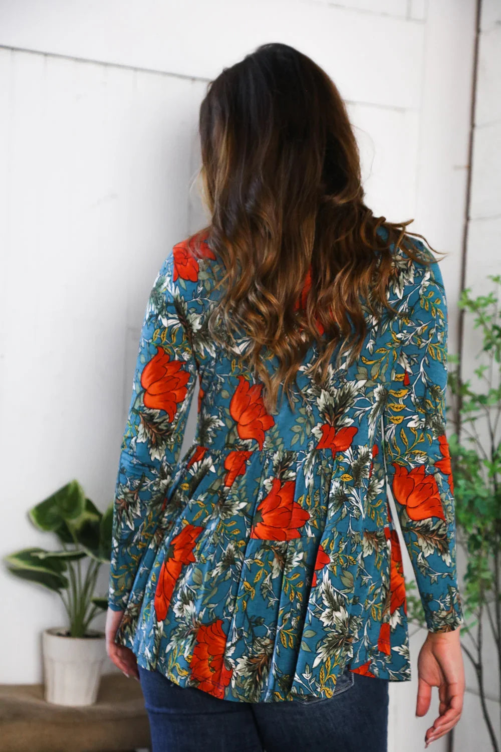 The Scarlet Fields Babydoll Blouse | Daverri Fashions