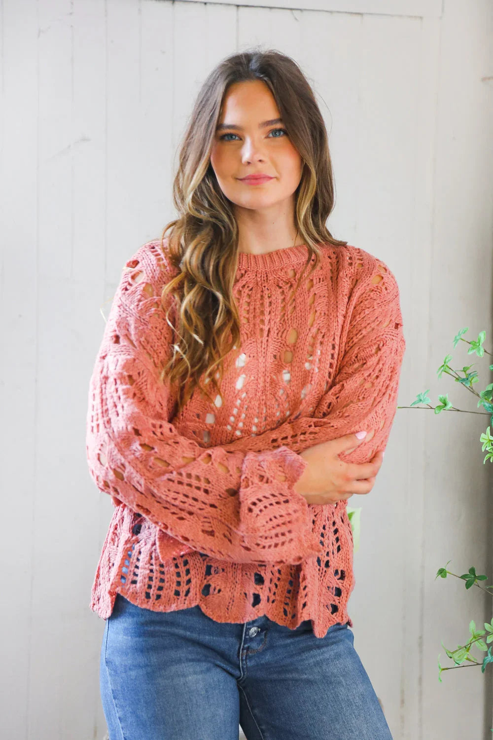 Sunset Stitches Crochet Pullover | Daverri Fashions