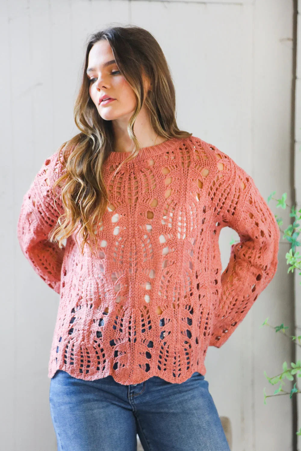 Sunset Stitches Crochet Pullover | Daverri Fashions