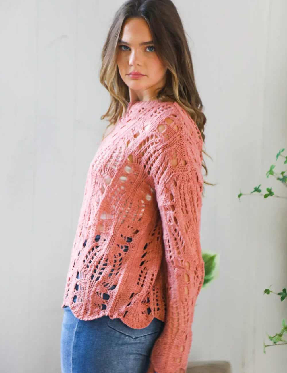 Sunset Stitches Crochet Pullover | Daverri Fashions