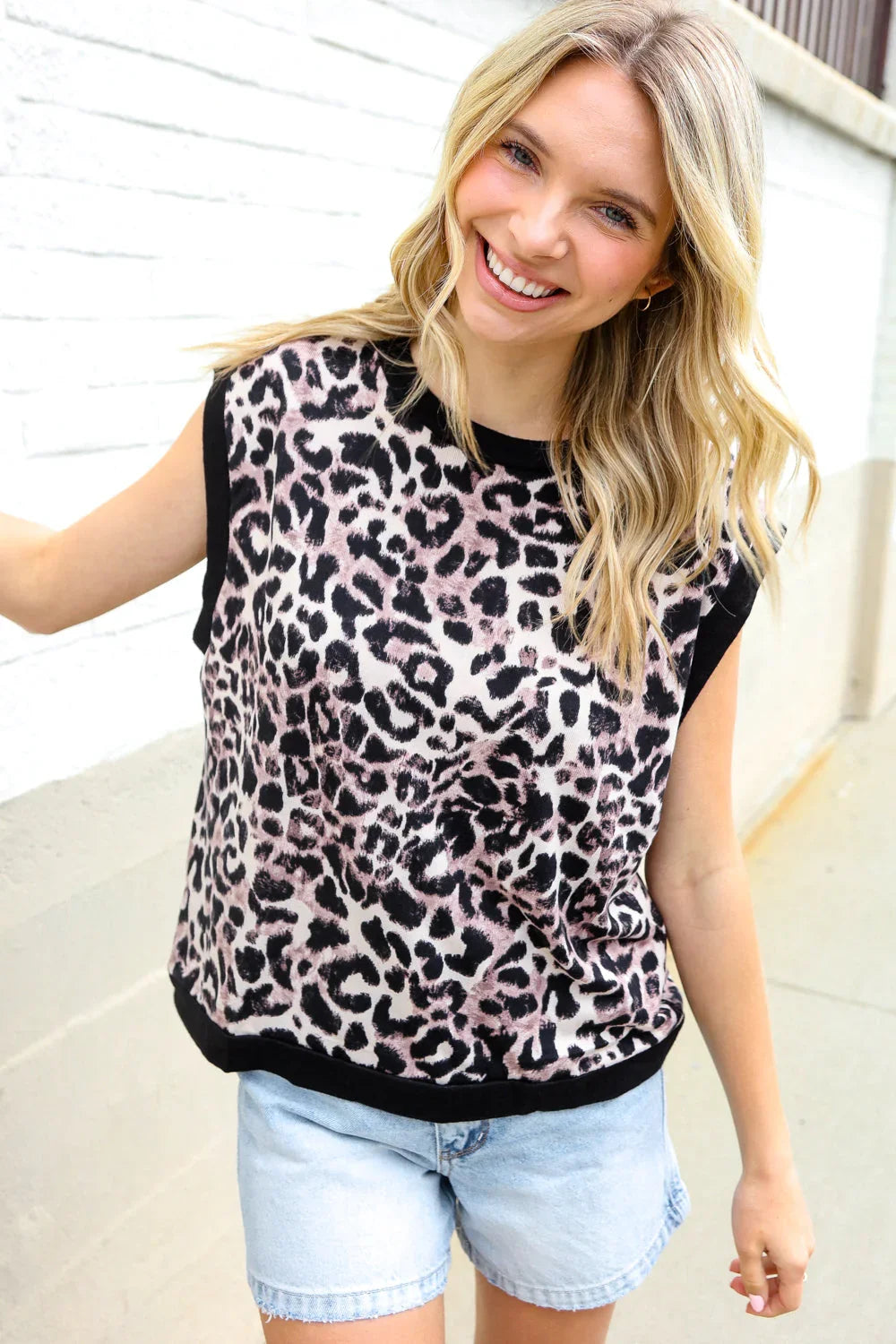 Be Bold Dolman Short Sleeve Leopard Print Knit Top | 07-01-25 Summer Sale Daverri Fashions