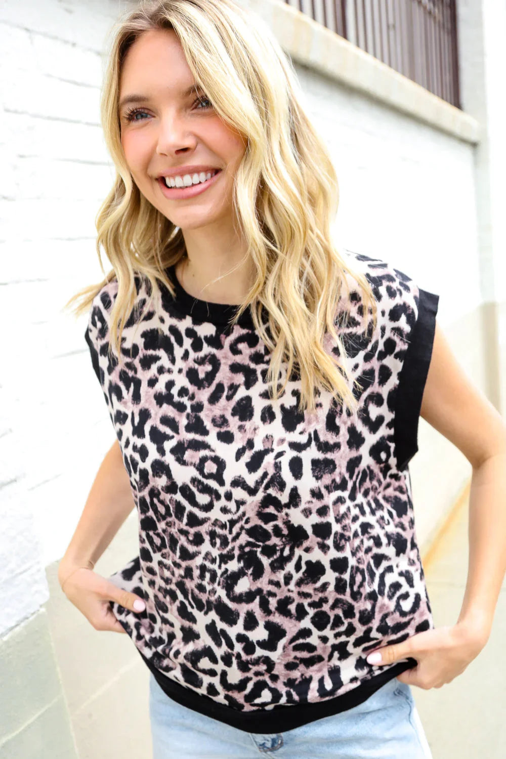 Be Bold Dolman Short Sleeve Leopard Print Knit Top | 07-01-25 Summer Sale Daverri Fashions