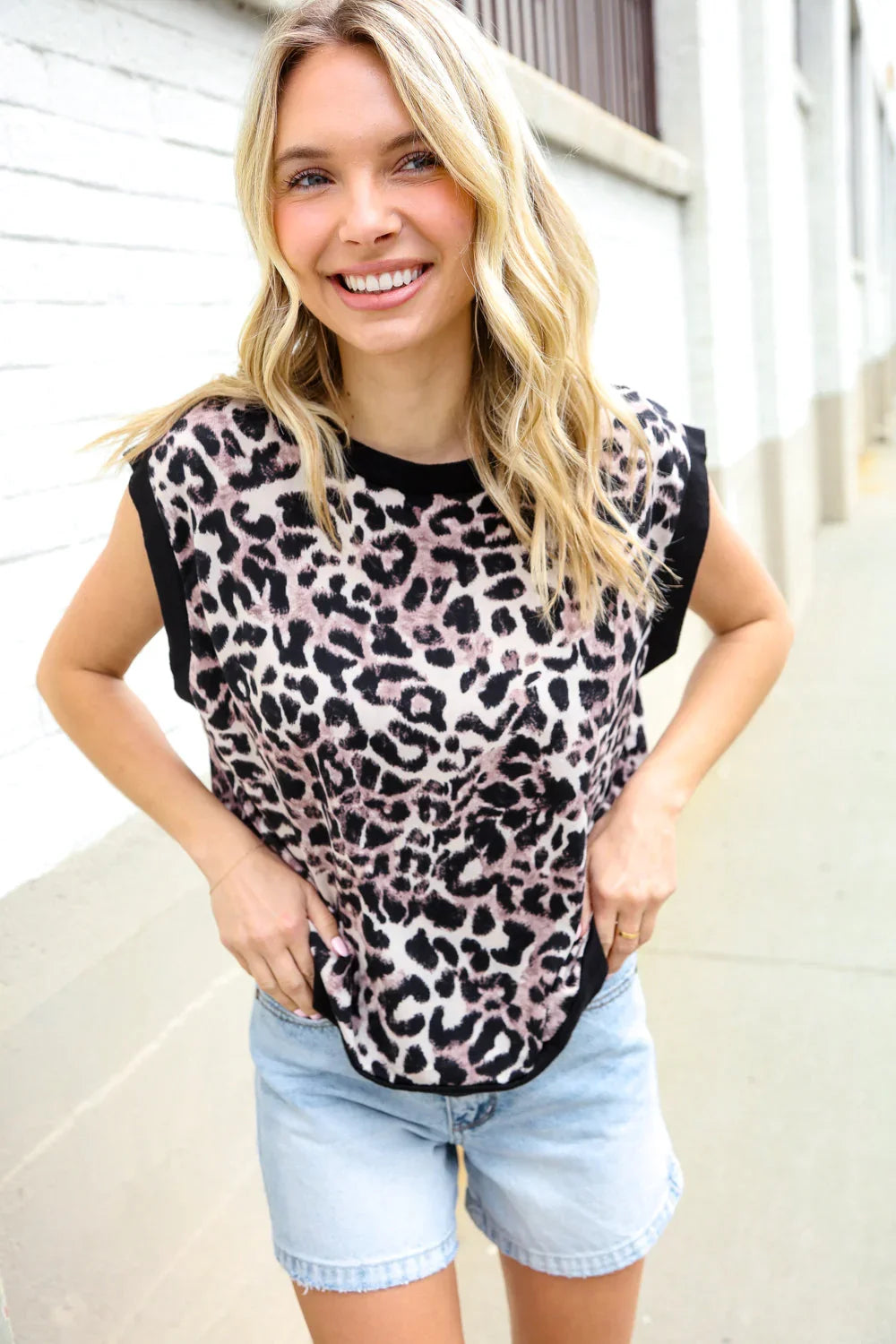 Be Bold Dolman Short Sleeve Leopard Print Knit Top | 07-01-25 Summer Sale Daverri Fashions