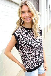 Be Bold Dolman Short Sleeve Leopard Print Knit Top | 07-01-25 Summer Sale Daverri Fashions