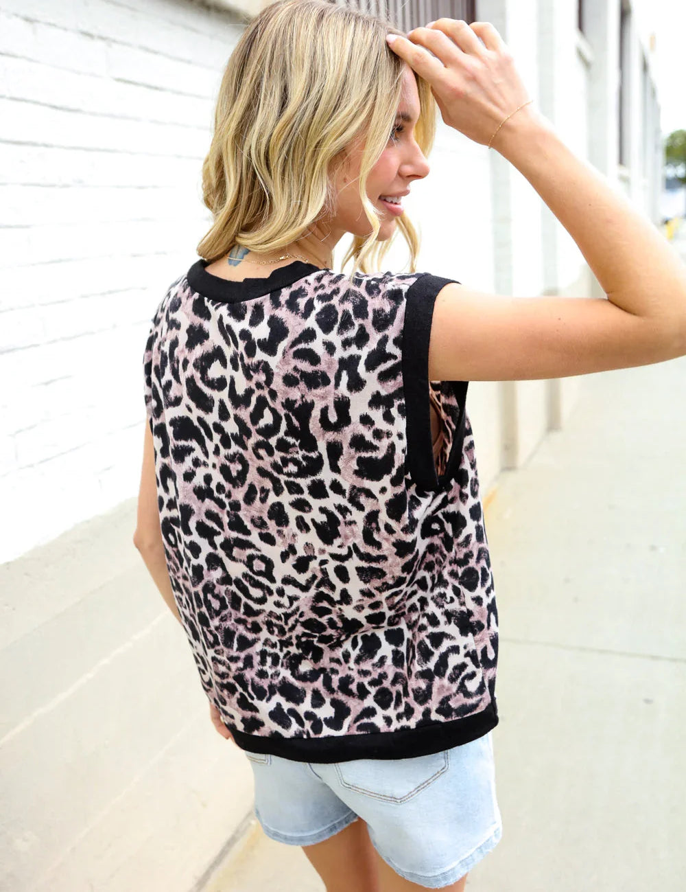 Be Bold Dolman Short Sleeve Leopard Print Knit Top | 07-01-25 Summer Sale Daverri Fashions