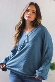 Ocean Eyes Henley | Daverri Fashions