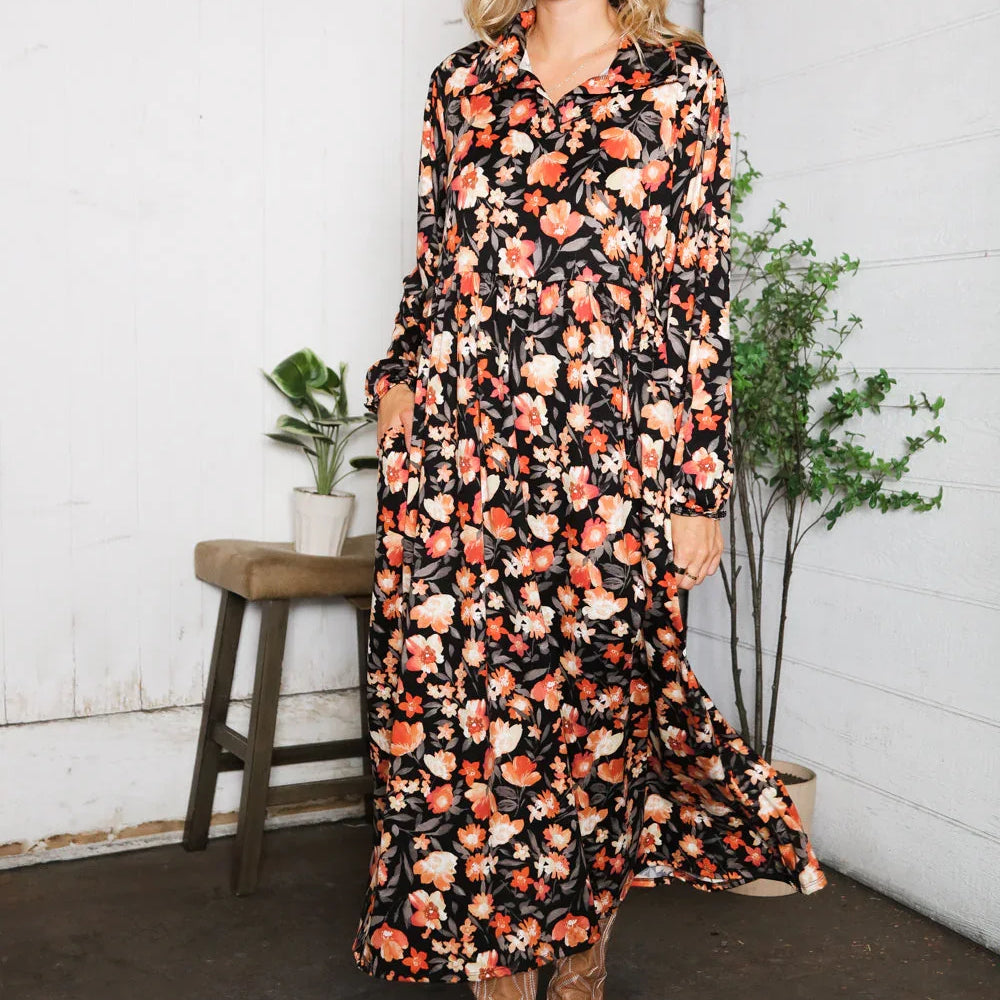 A Homestead Beauty Floral Dress | Daverri Fashions