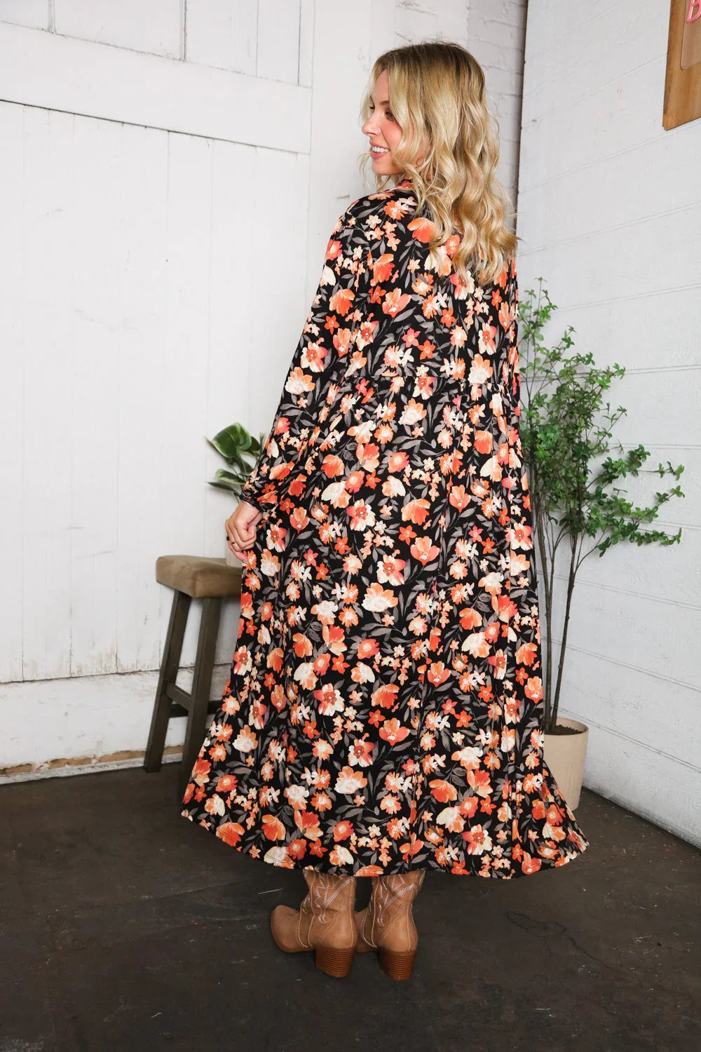 A Homestead Beauty Floral Dress | Daverri Fashions