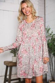 Sweet & Spotted Rose Babydoll Tunic Dress | Daverri Fashions