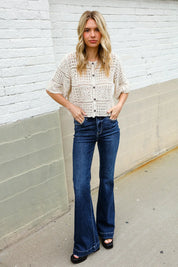 Judy Blue High-Rise Boyfriend Dark Blue Wash Jeans | Daverri Fashions