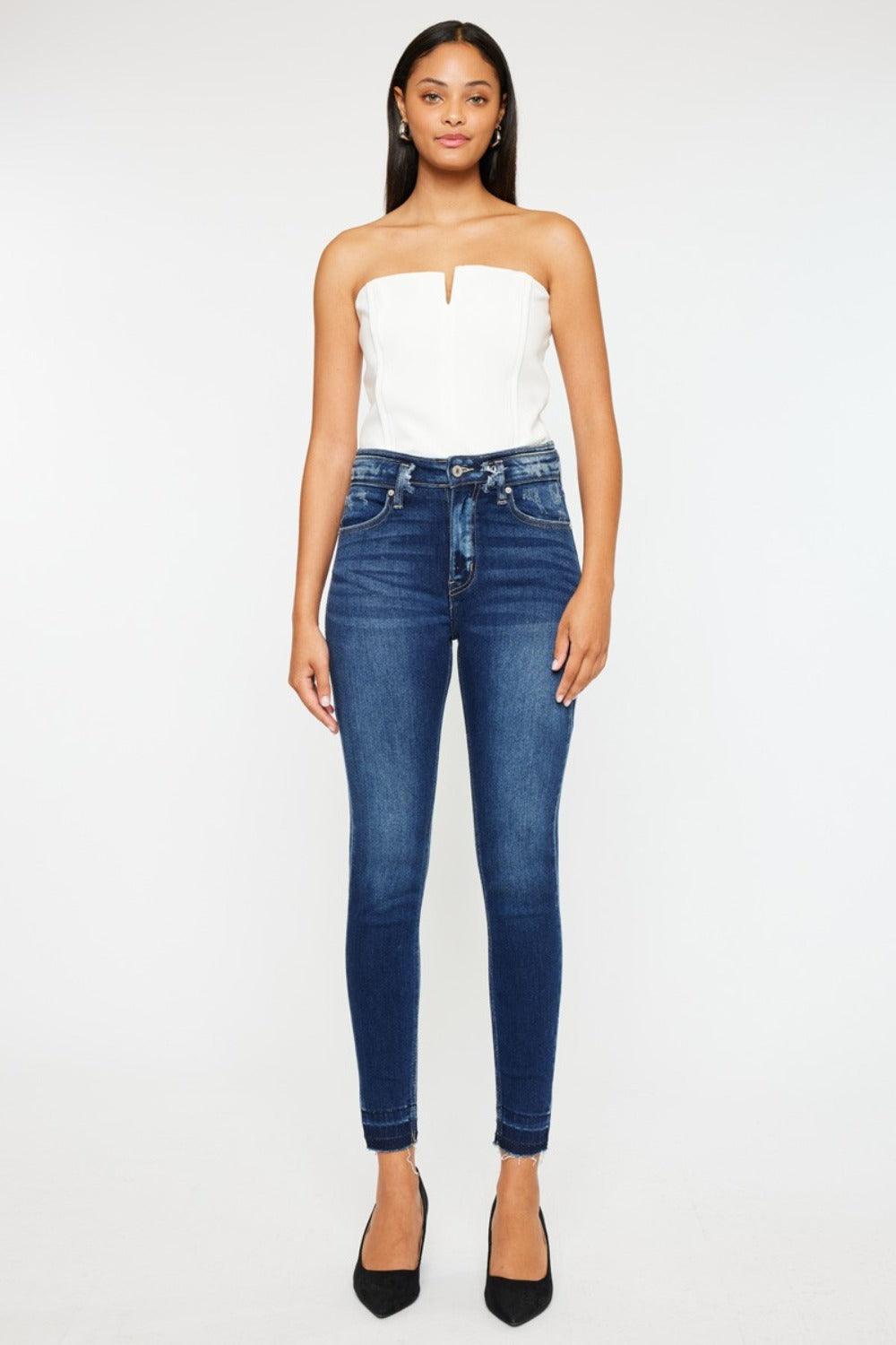 Kancan Full Size High Rise Ankle Skinny Jeans | Daverri Fashions