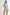 MABLE Square Neck Ruffle Shoulder Denim Overall Romper Shortalls