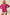 BiBi Tie Dye Print Terry Sweatshirt FUCHSIA Sweatshirts