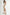 MABLE Contrast Striped Crochet Knit Midi Dress