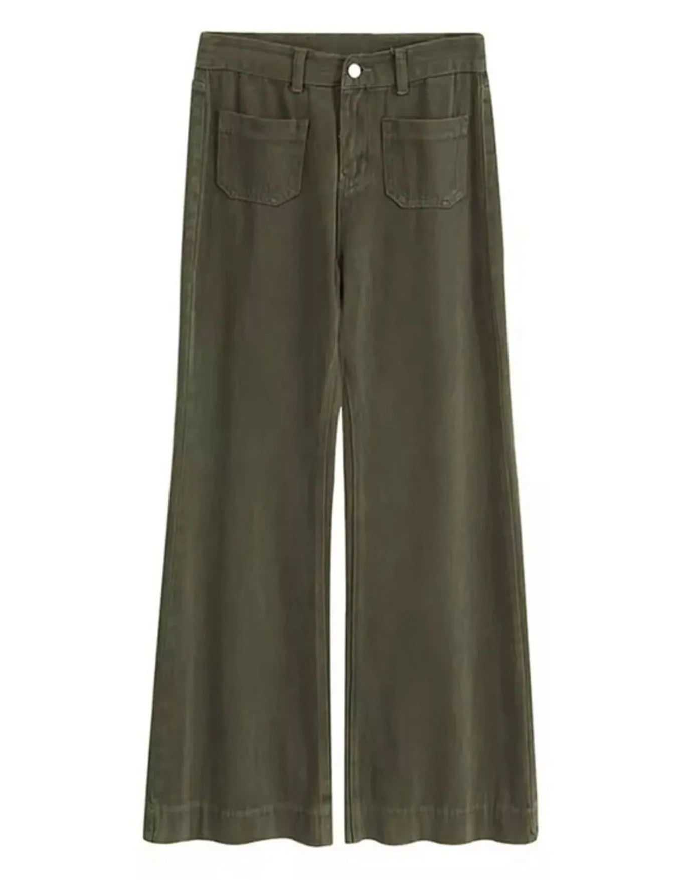 Full Size Wide Leg Jeans with Pockets Plus Size | Jeans Daverri Fashions