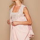 POL Embroidered Pearls Open Front Sleeveless Cardigan Cardigans