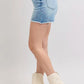 Judy Blue High Waist Western Embroidery Detail Cut Off Denim Shorts