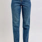 Judy Blue Full Size High Waisted Rigid Magic Non-destroy Straight Leg Jeans Plus Size - DAVERRI FASHIONS