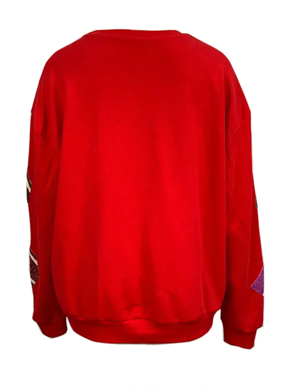 Sequin Gift Box Long Sleeve Sweatshirt - DAVERRI FASHIONS