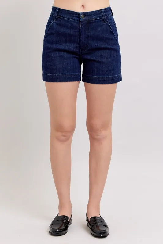 Judy Blue High Waist Denim Shorts DK