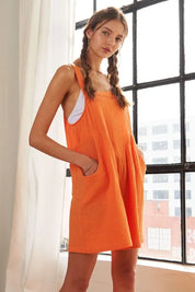 ADORA Wide Leg Overall Romper | Shortalls Daverri Fashions