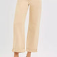 RISEN Tummy Control Mid Rise Ankle Barrel Relaxed Baggy Jeans - DAVERRI FASHIONS