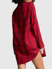 Striped Long Sleeve Button-Up Shirt | Shirts Daverri Fashions