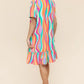 Haptics Tiered Woven Ruffle Hem Dress Knee Length Dresses