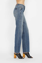 Judy Blue Full Size Tummy Control Straight Jeans | Daverri Fashions