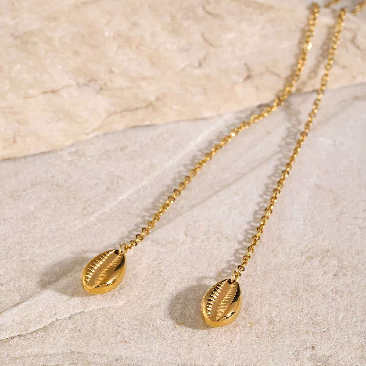 18K Gold-Plated Y-Shaped Necklace | Jewelry Daverri Fashions