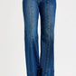 RISEN Full Size Tummy Control Mid Rise Ankle Wide Flare Jeans Plus Size