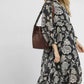 Umgee Floral Print Boho Midi Dress - DAVERRI FASHIONS