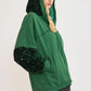 Umgee Sequined French Terry Jacket