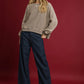 Umgee Mineral Wash French Terry Sweatshirt Sweatshirts