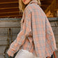 And The Why Full Size Plaid Button Up Raw Hem Shirt Shirts