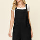 Double Take Full Size Textured Shortalls Shortalls