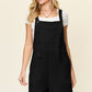 Double Take Full Size Textured Shortalls Shortalls