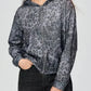 Pocketed Leopard Zip Up Hooded Jacket - DAVERRI FASHIONS