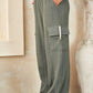 Hailey & Co Textured Rib Cargo Pants Pants