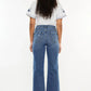 Kancan Full Size High Rise Slim Wide Leg Jeans - DAVERRI FASHIONS