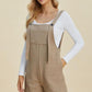Double Take Textured Shortalls Plus Size Shortalls