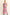 Davi & Dani Multi Floral Square Neck Puff Sleeve Maxi Dress Indian Pink Maxi Dresses
