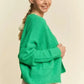 Davi & Dani Open Front Drop Shoulder Cardigan - DAVERRI FASHIONS