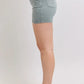 Judy Blue Full Size Hw Garment Dyed & Back Pkt Embroidery Shorts Plus Size