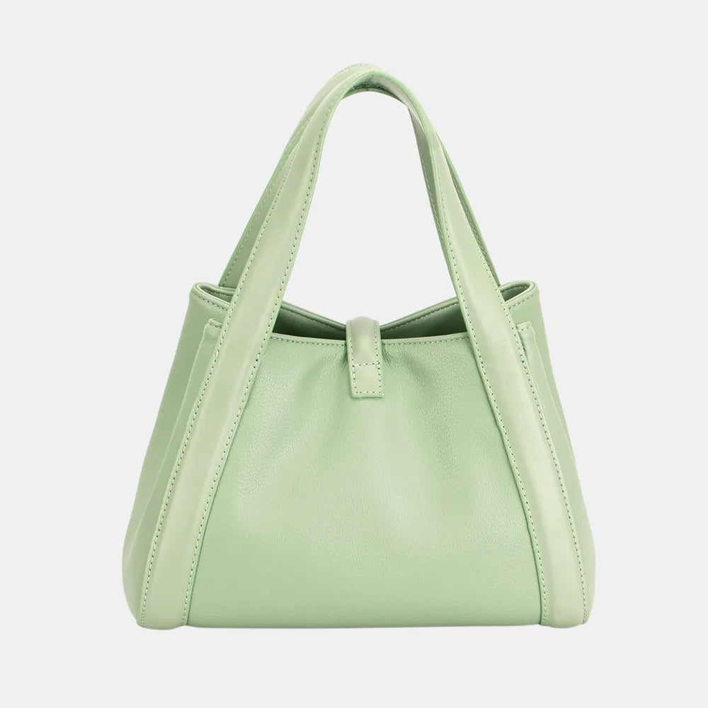 David Jones PU Leather Bucket Bag Handbags
